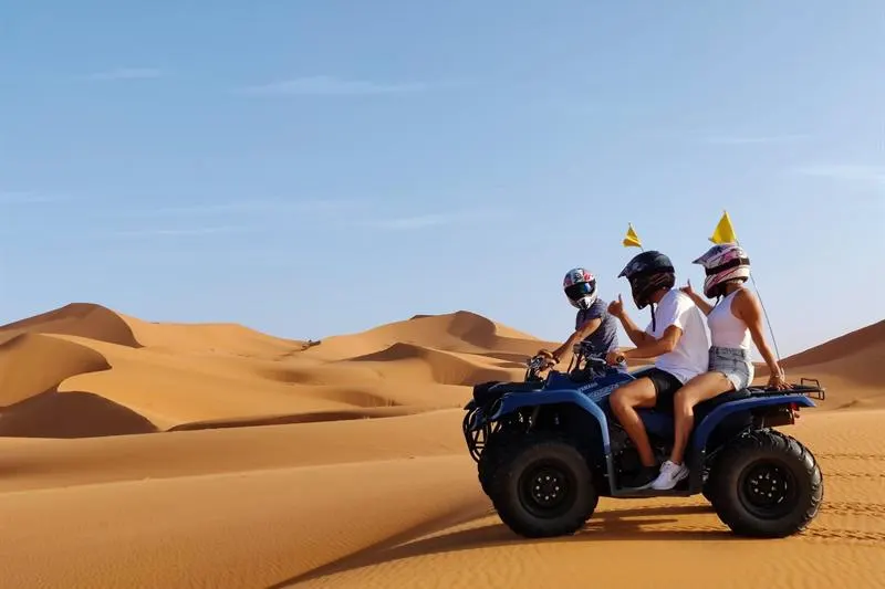 2 ore di quad nel deserto di Merzouga