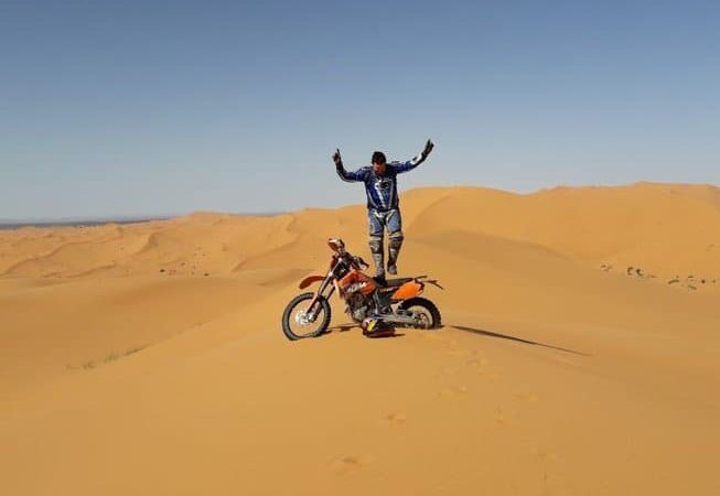 Three Hours Merzouga Dune Moto Desert Tour